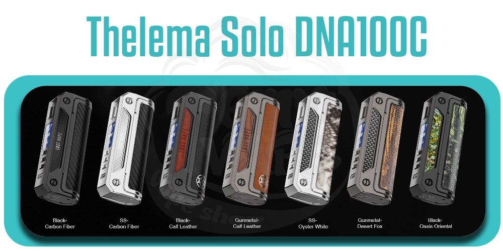 Цвета бокс-мода Lost Vape Thelema Solo DNA100C Box Mod