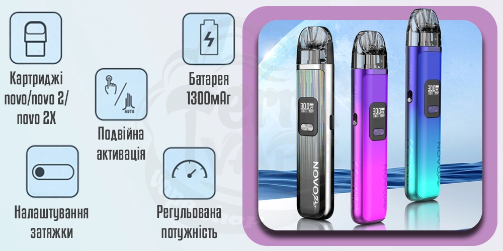 Осноані характеристики Smok Novo Pro Pod Kit