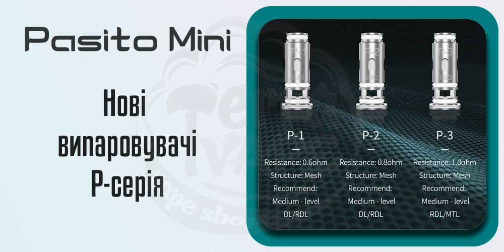 Випарники для Smoant Pasito Mini Pod kit